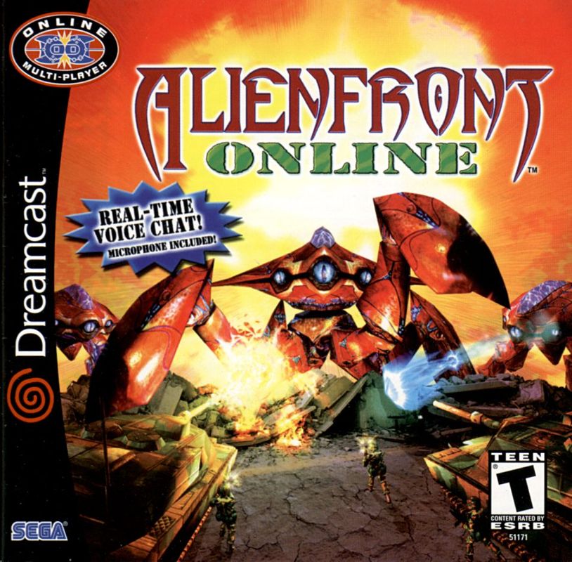 Alien Front Online box art for Sega Dreamcast